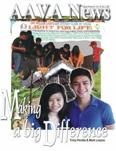 Tricia and Mark on the cover of AAVA News